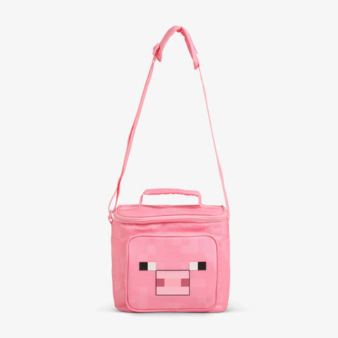 Minecraft Pig Square Lunch Cooler Bag