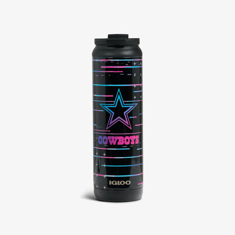 NFL Neon Dallas Cowboys 20 Oz Flip ‘n’ Sip Tumbler
