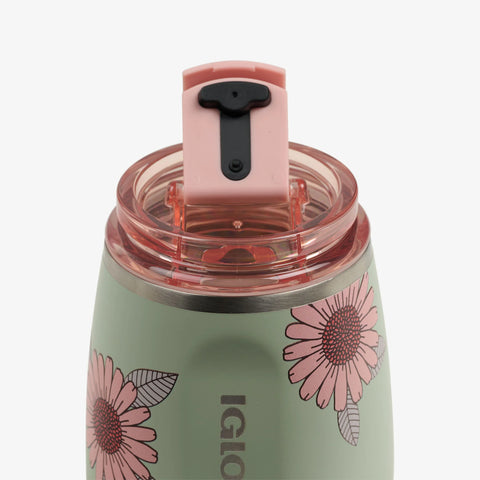 Floral 10 Oz Wine Tumbler