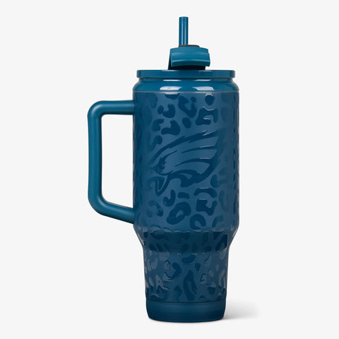 NFL 32 Oz Leopard Flip ‘n’ Sip Travel Mug