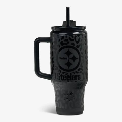 NFL 32 Oz Leopard Flip ‘n’ Sip Travel Mug